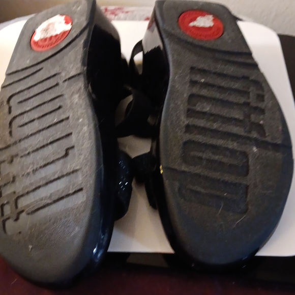 COMFY FITFLOP Z STRAP SANDAL EMBELLISHED IN BLUE - Picture 4 of 6